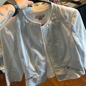 White dress jacket